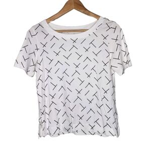 Uniqlo SPRZ NY François Morellet Graphic Tee in White and Black Size XS
